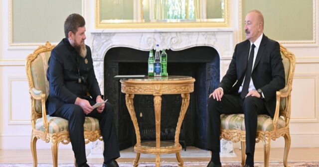 Prezident İlham Əliyev Ramzan Kadırovu qəbul edib Prezident İlham Əliyev Ramzan Kadırovu qəbul edib