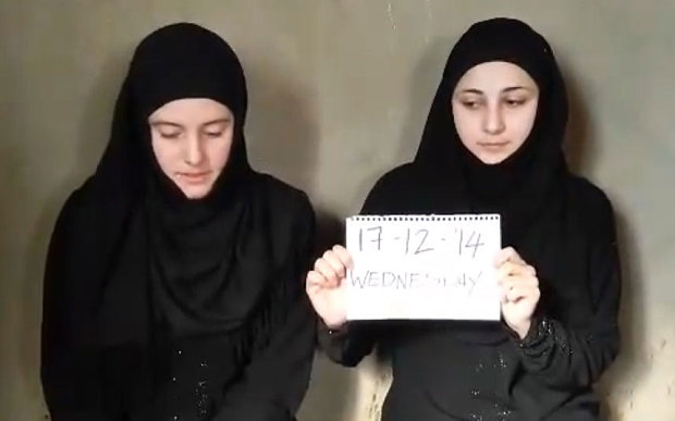 İŞİD girov qızların videosunu yaydı – VİDEO