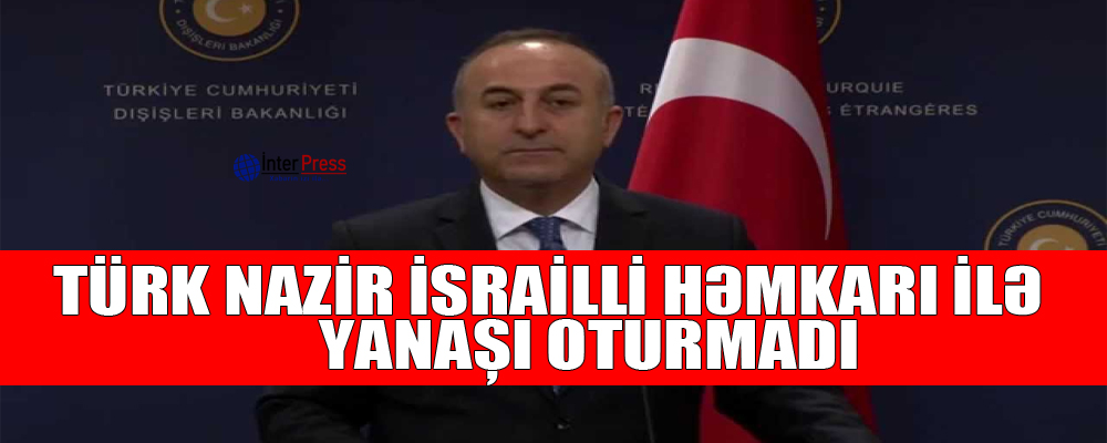 Türk nazir israilli həmkarı ilə yanaşı oturmadı