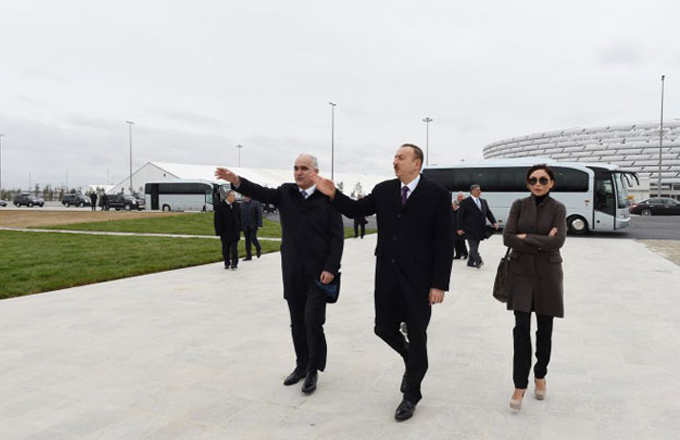 Bakı Olimpiya Stadionunun açılışı olub