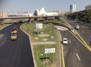 Bakıda təmirə bağlanmış iki yol açıldı