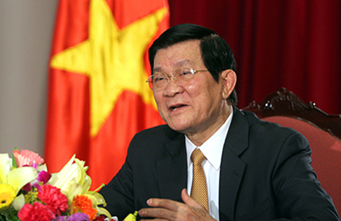 Vyetnam prezidentinin rəsmi qarşılanma mərasimi olub