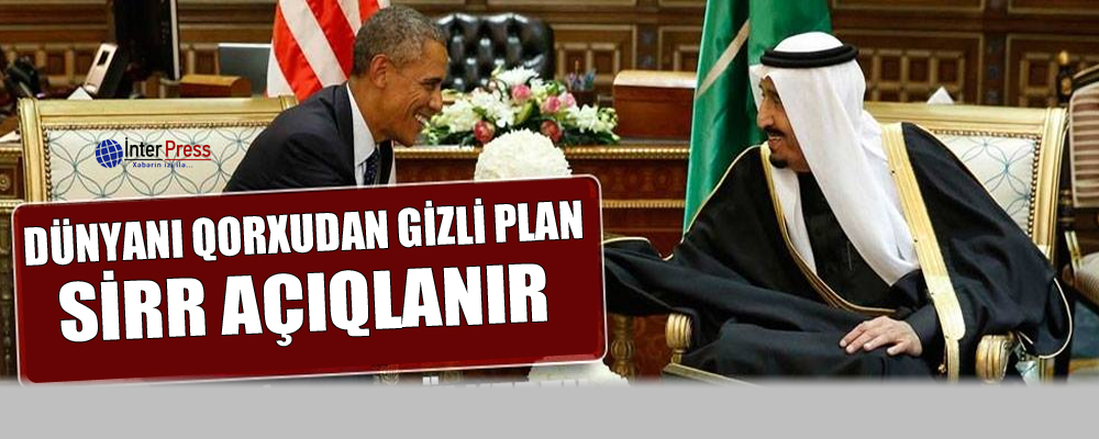 Sirr açıqlanır: Dünyanı qorxudan gizli plan