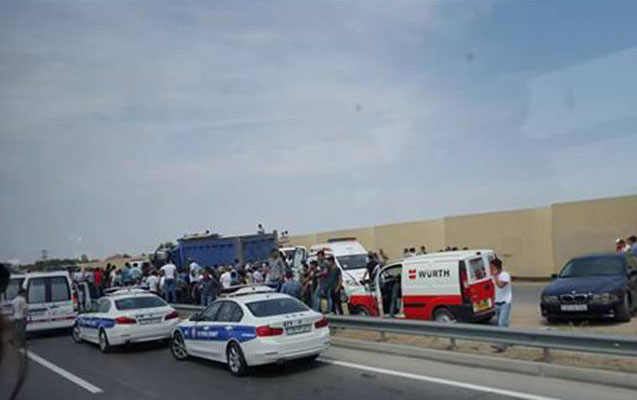 FHN avtobusla “Shacman”ın toqquşması haqqında məlumat yayıb