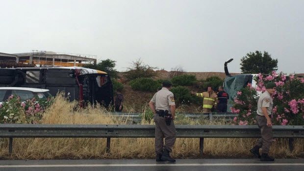 Türkiyədə 2 avtobus toqquşub: 46 yaralı