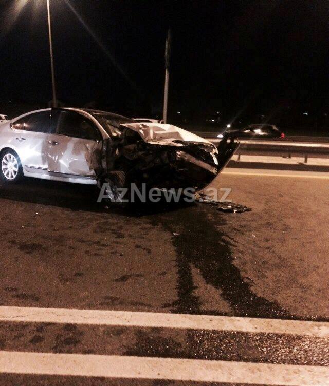 Sərxoş sürücü Bakıda ağır qəza törətdi – FOTO