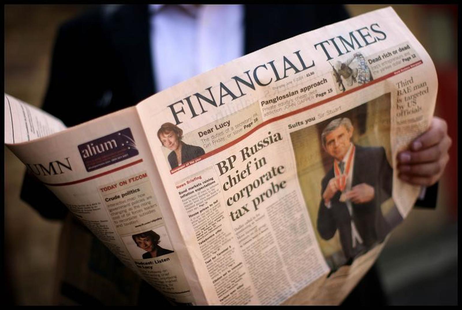 Financial Times qəzeti satıldı – 1, 312 milyard dollara