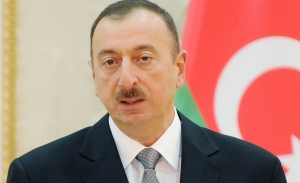 Azərbaycan prezidenti Şimon Peresi qəbul edib