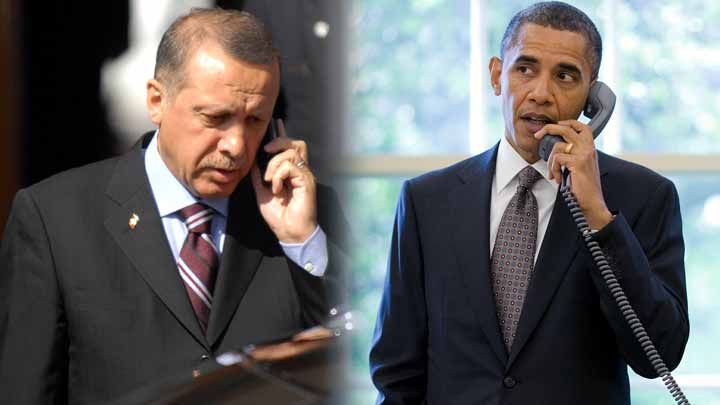 Ərdoğan və Obama İŞİD-lə mübarizəni müzakirə ediblər