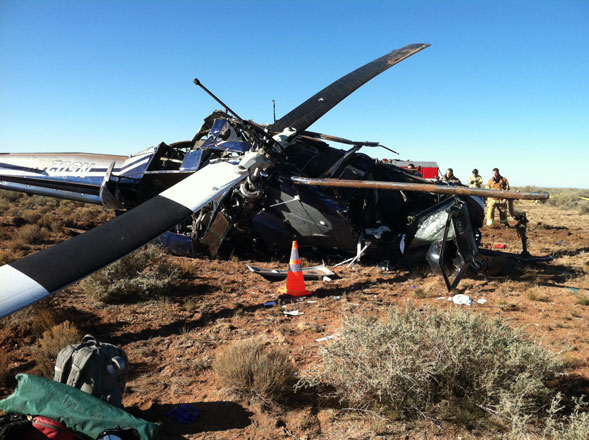 Zəvvarların olduğu helikopter qəzaya uğradı: 7 ölü