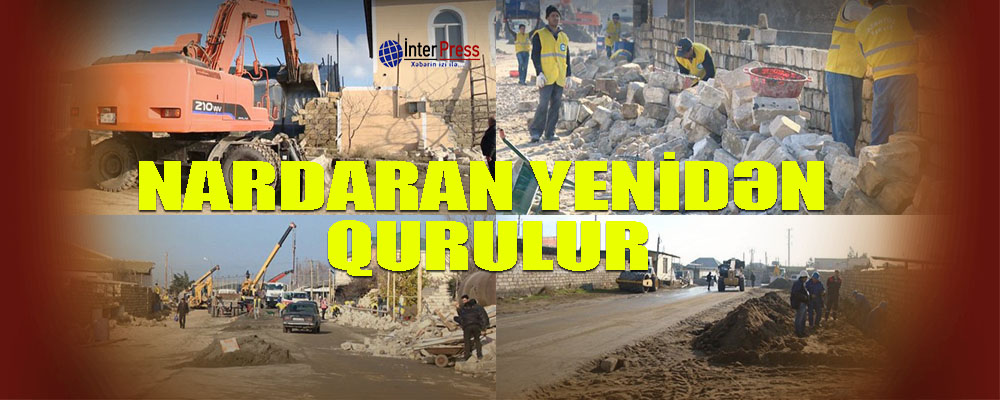 Nardaranın küçələri yenidən qurulur – FOTO