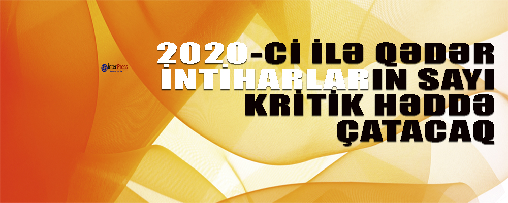 2020-ci ilə qədər intiharların sayı kritik həddə çatacaq