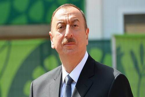 Prezident İlham Əliyev Tovuzçay su anbarının açılışında iştirak edib