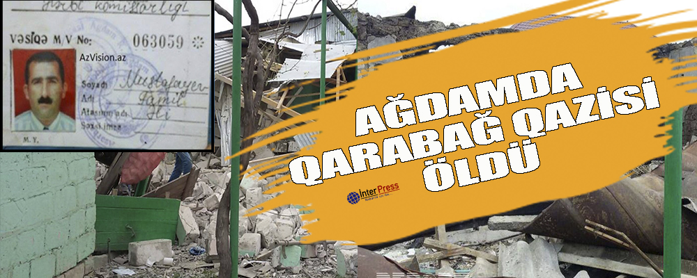 Ağdamda Qarabağ qazisi öldü – FOTO