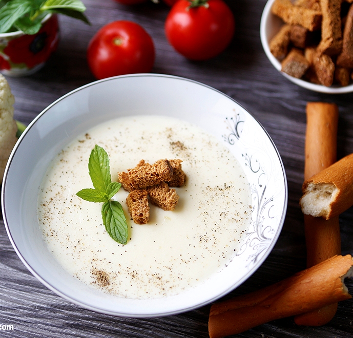 Kələm gül açdı nənəli – Gül kələmli, qaymaqlı şorba