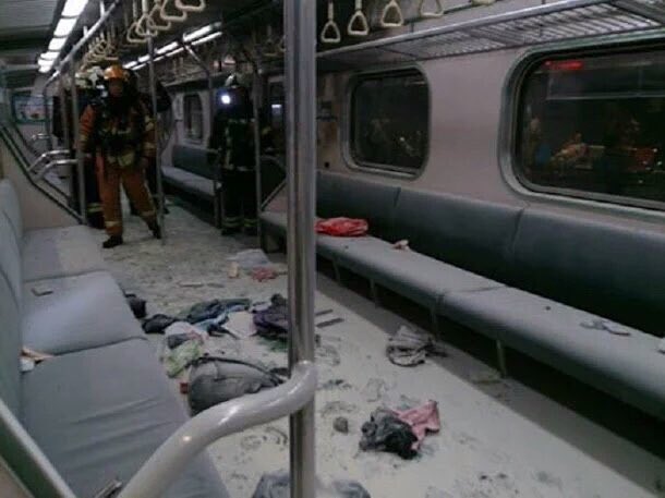 Taybeydə metroda 3 partlayış baş verib: 21 yaralı