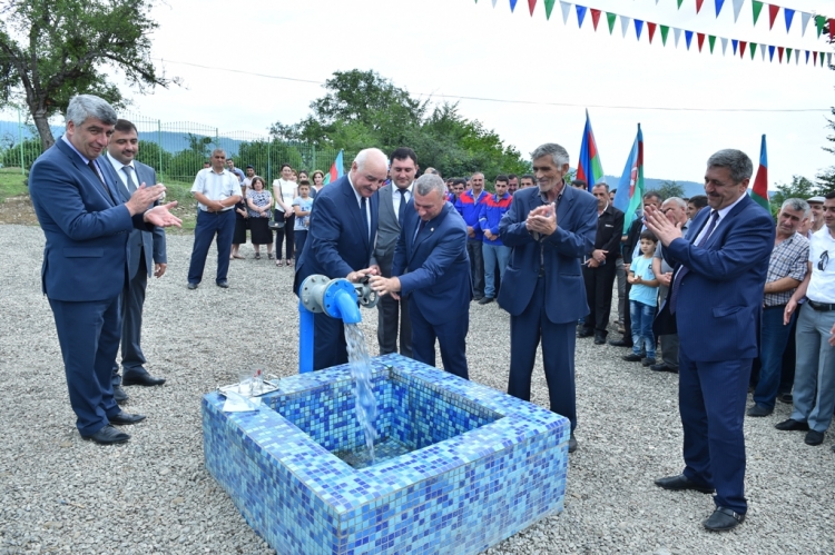 Qəçreş kəndinin su təchizatı yaxşılaşdırılır