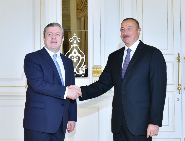Azərbaycan prezidenti Gürcüstanın baş nazirini qəbul edib-Yenilənib