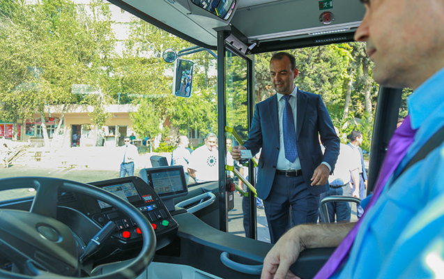 Avtobuslar “Bakı kart” sisteminə keçdi – FOTO