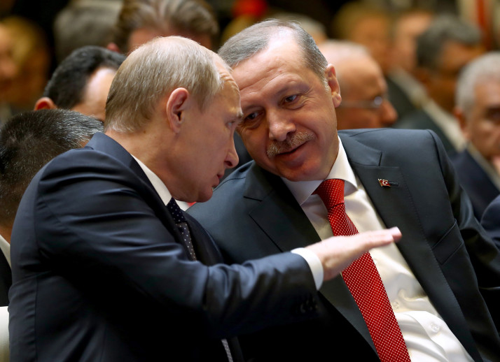 Putin və Ərdoğan görüşü başa çatıb