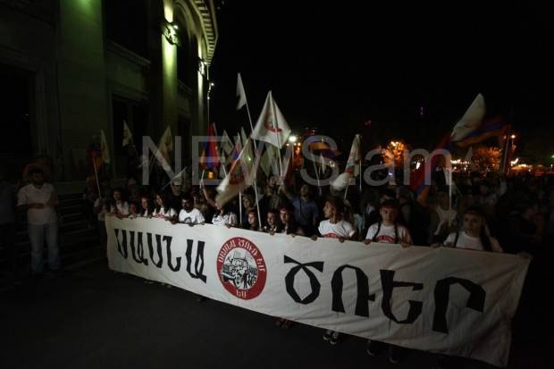 İrəvanda növbəti mitinq – FOTO