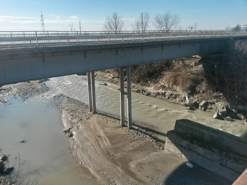 Göyçay çayı məcrasını dəyişib, subasma təhlükəsi yaranıb