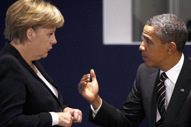 Obama və Merkel Rusiyaya qarşı sanksiyaları müzakirə ediblər