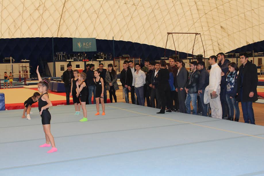 İdmançı tələbələr Gimnastika Federasiyasında