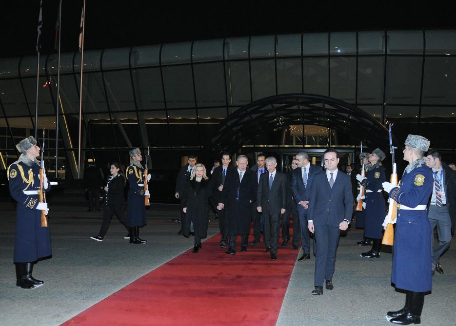 Netanyahunun Azərbaycana işgüzar səfəri başa çatdı