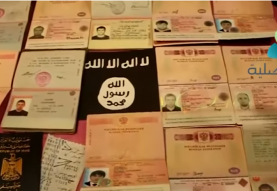 İŞİD terroçularının üzərindən Azərbaycan pasportu tapılıb – VİDEO