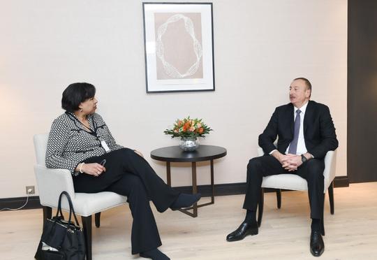 İlham Əliyev “Microsoft”un vitse-prezidenti ilə görüşdü