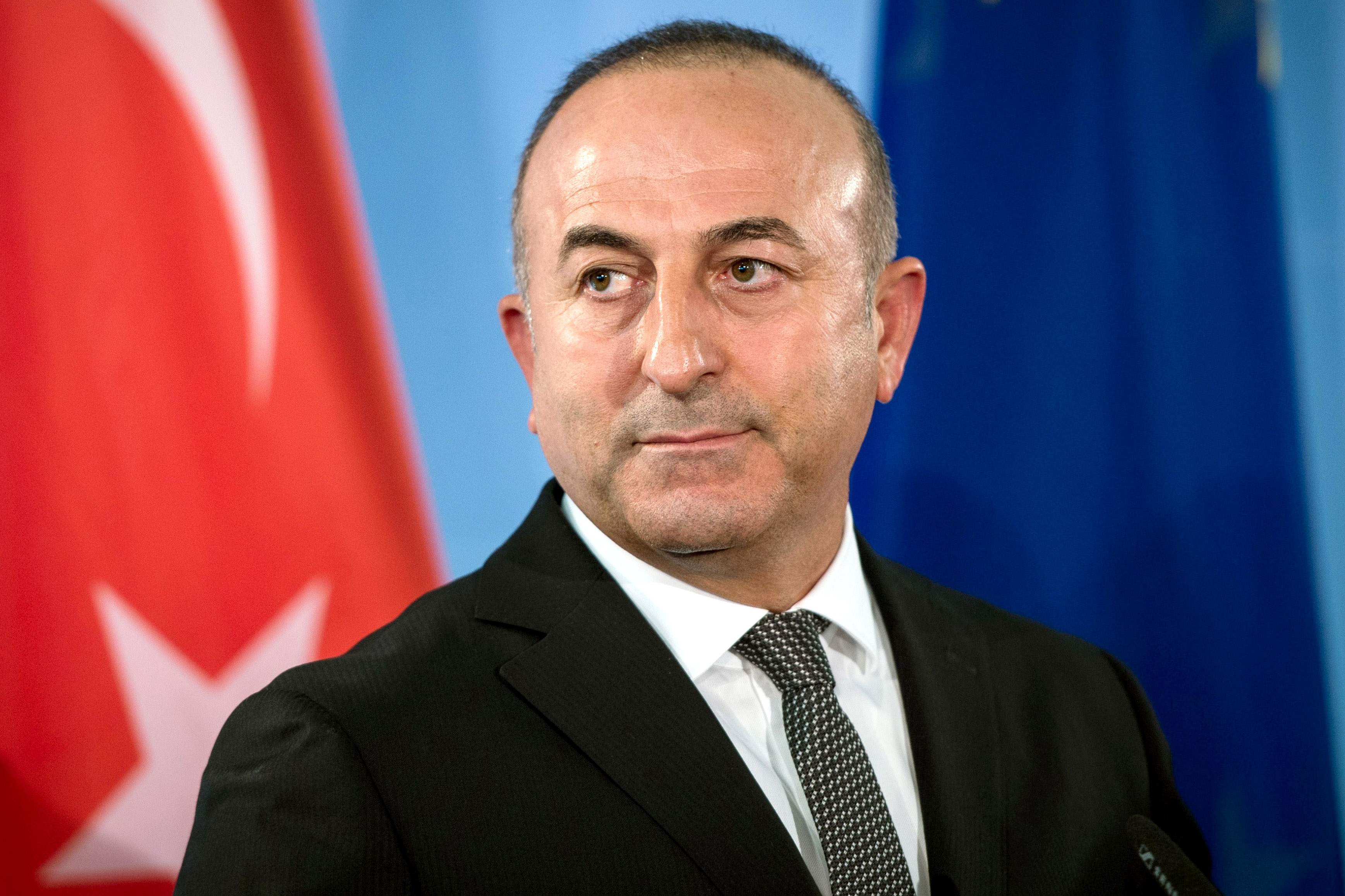 Türkiyənin XİN rəhbərinin təyyarəsi Fransada eniş etdi