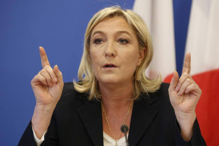 Le Pen də Fransada türk mitinqlərinin əleyhinə çıxdı