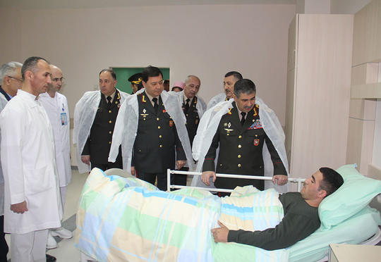 Zakir Həsənov hərbi hospitalda