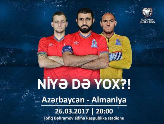 Azərbaycan-Almaniya futbol matçına bütün biletlər satıldı