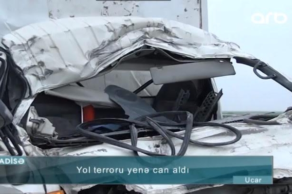 “Hyundai” yük maşınına çırpıldı – Ölən var- VİDEO