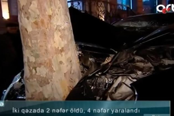 Bakıda  QƏZA: 2 ölü, 3 yaralı – VİDEO