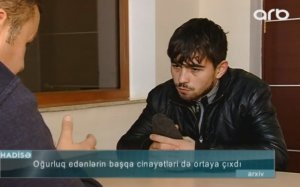 Oğurluq edən dəstə saxlanıldı – VİDEO