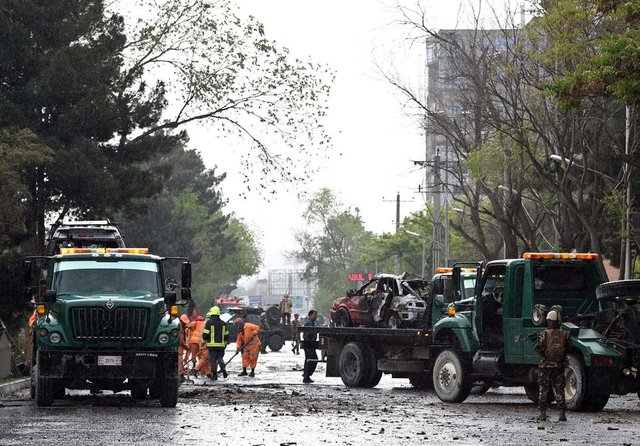 Əfqanıstanda ABŞ səfirliyi yaxınlığında partlayış törədilib