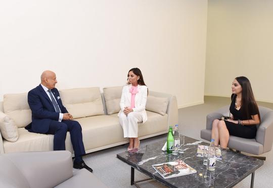 Mehriban Əliyeva ISESCO-nun baş direktoru ilə görüşdü