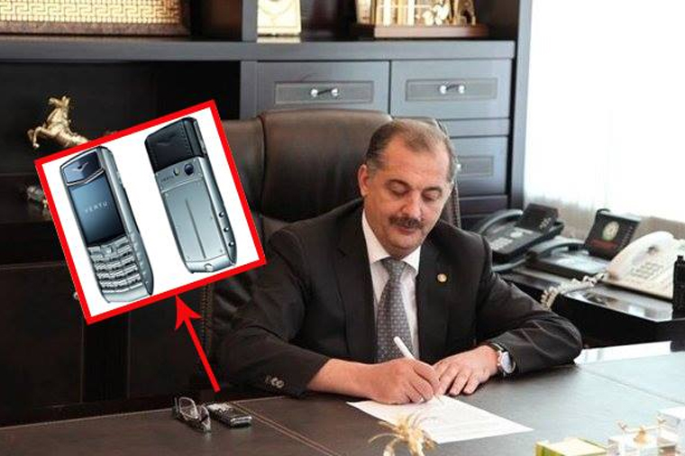 İcra başçısı Vilyam Hacıyev 30 min dollarlıq telefon işlədir?