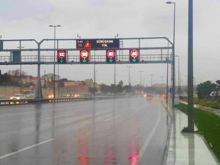 Bakıda bəzi yollarda sürət həddi azaldılıb