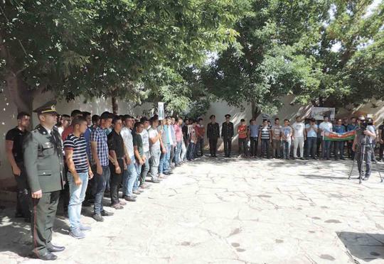 Çağırışçı gənclər hərbi xidmətə yola salındılar