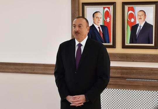 Prezident “Qarabağ”ın heyətini qəbul etdi