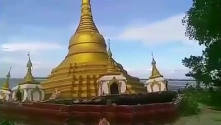 Myanmadakı Buddist məbədi sulara qərq oldu