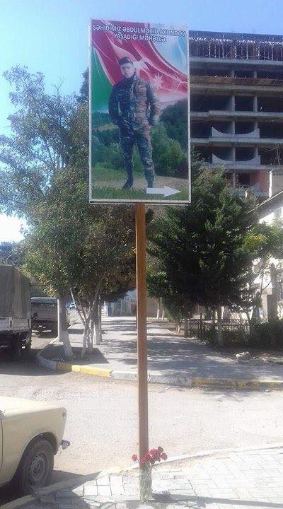 Sumqayıtda şəhid plakatları sökülür – FOTO
