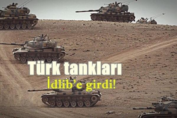 Türk ordusu Suriyanın İdlib şəhərinə girdi