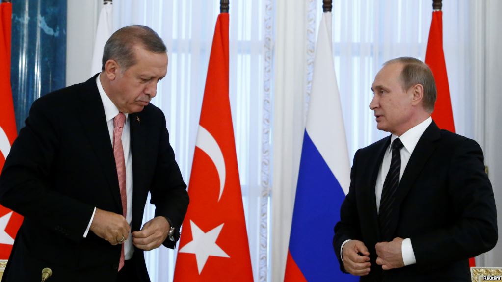 Putinlə Ərdoğan arasında telefon danışığı olub