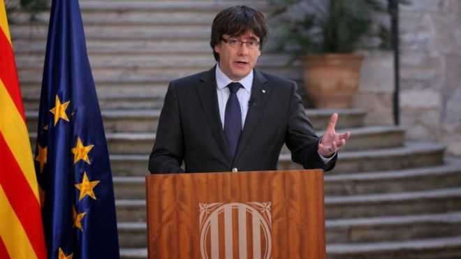 Kataloniya böhranı: Carles Puigdemont “parlament seçkilərində iştirak edə bilər”