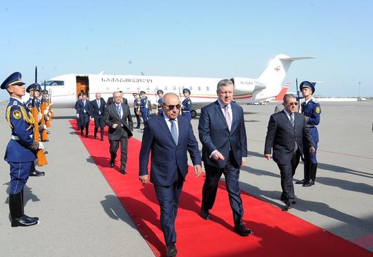 Gürcüstanın baş naziri Azərbaycanda səfərdədir